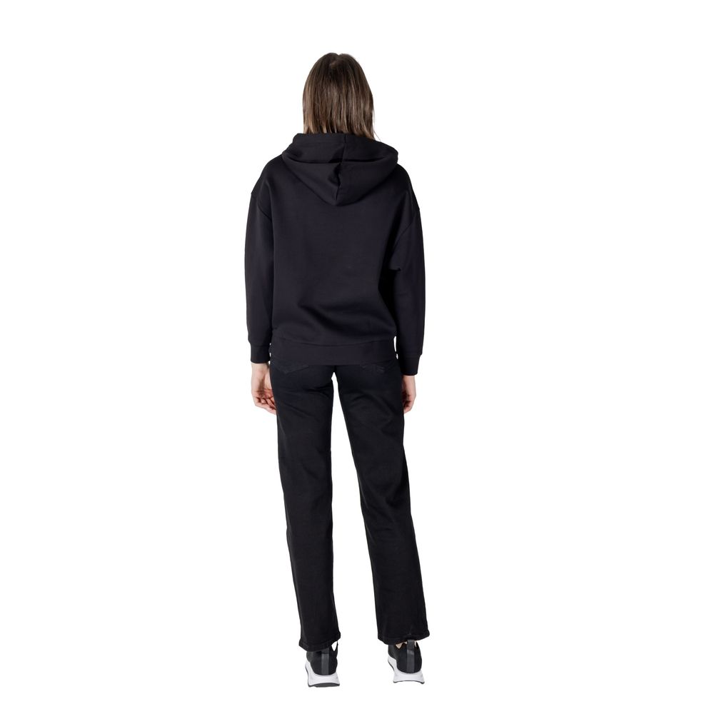 Armani Exchange Black Cotton Women's Hoodie