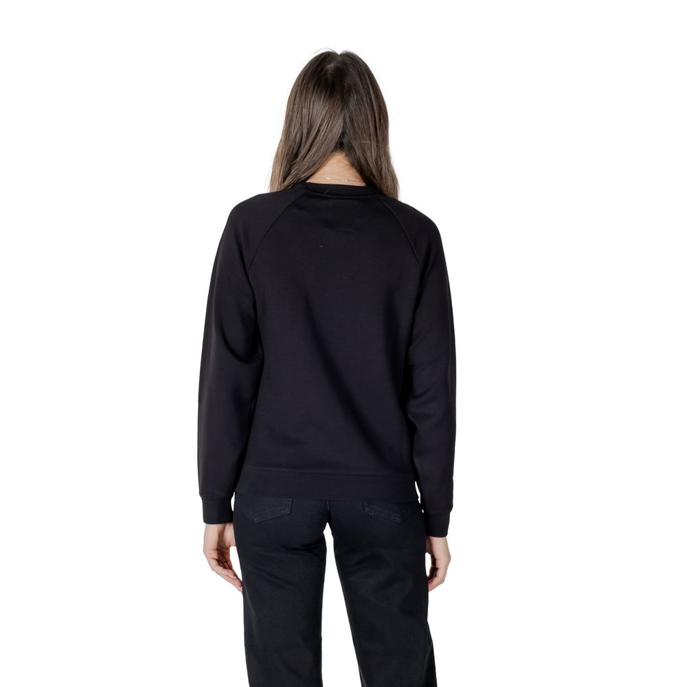 Armani Exchange Black Viscose Women's Sweatshirt