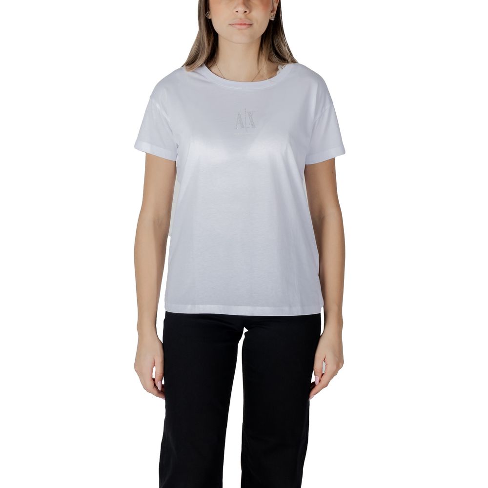 Armani Exchange White Cotton Women's T-Shirt