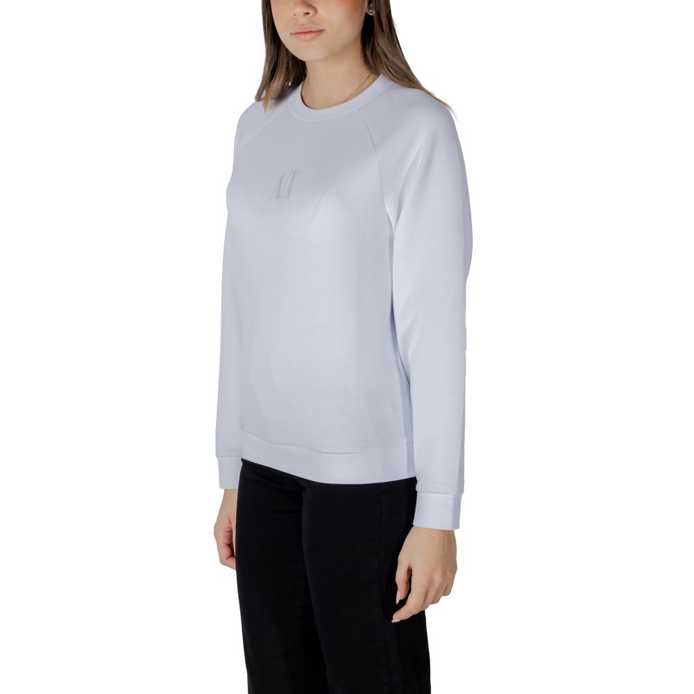 Armani Exchange White Viscose Women's Sweatshirt