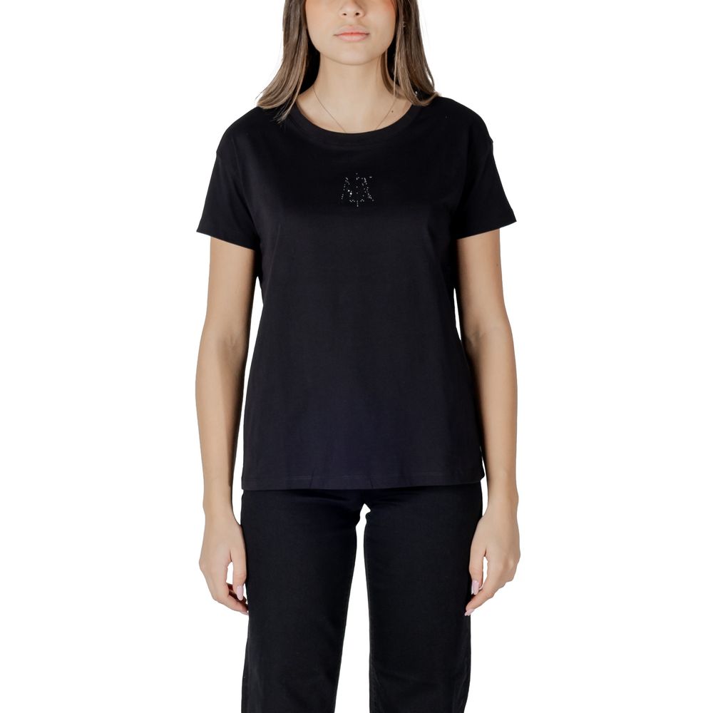 Armani Exchange Black Cotton Women's T-Shirt