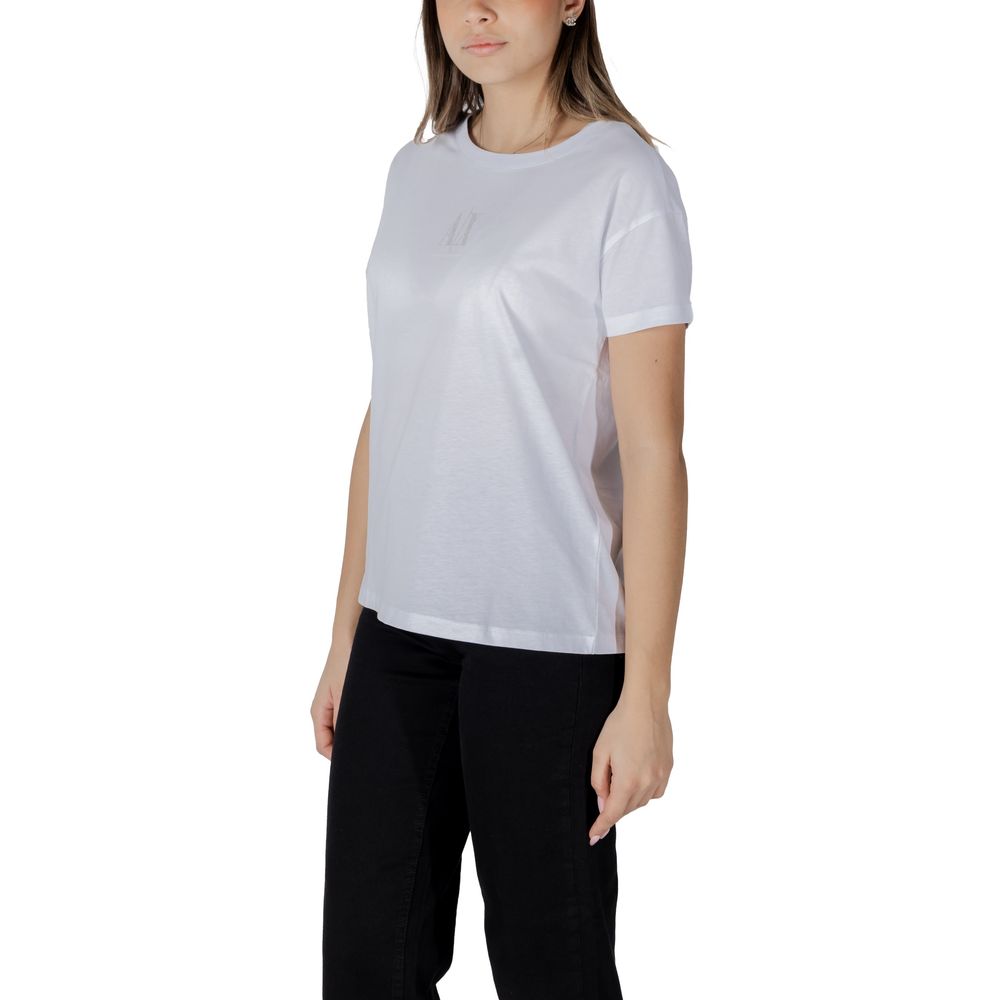 Armani Exchange White Cotton Women's T-Shirt