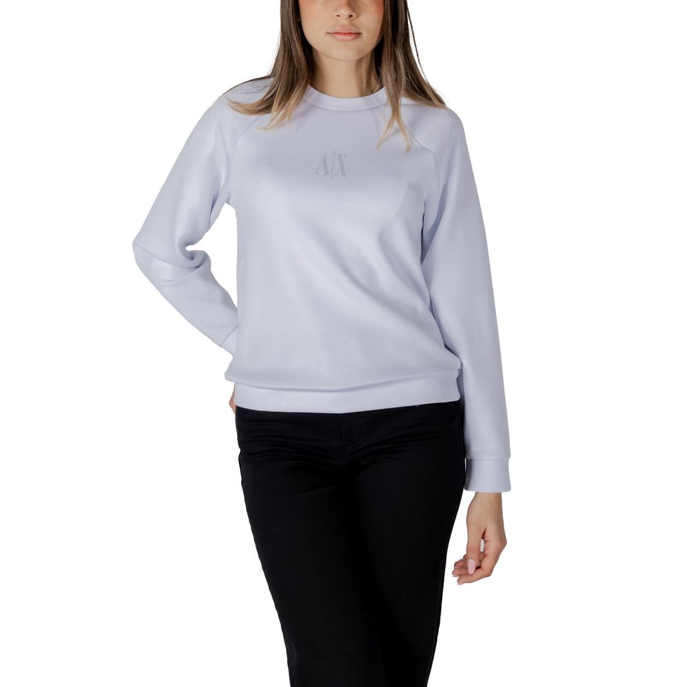 Armani Exchange White Viscose Women's Sweatshirt