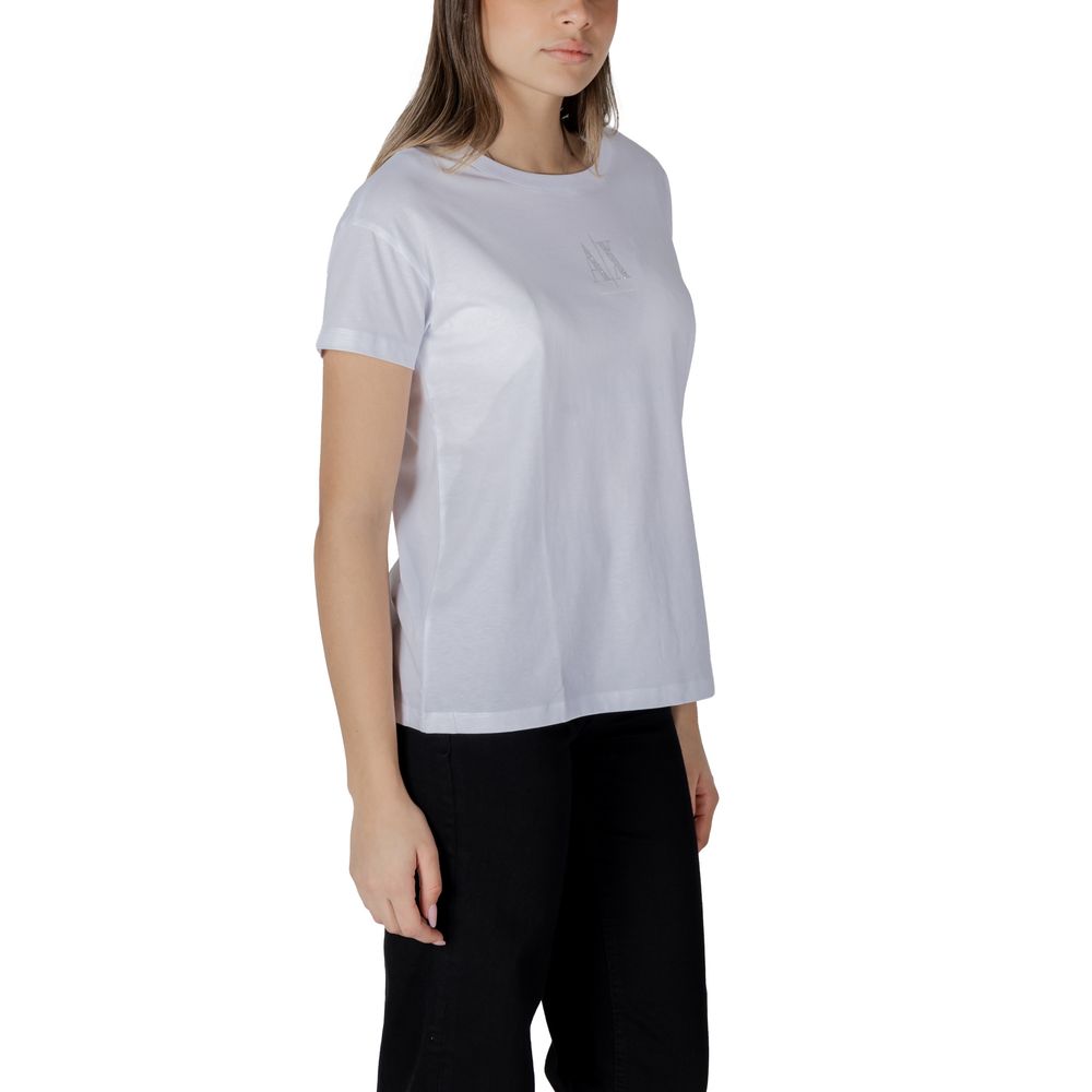 Armani Exchange White Cotton Women's T-Shirt
