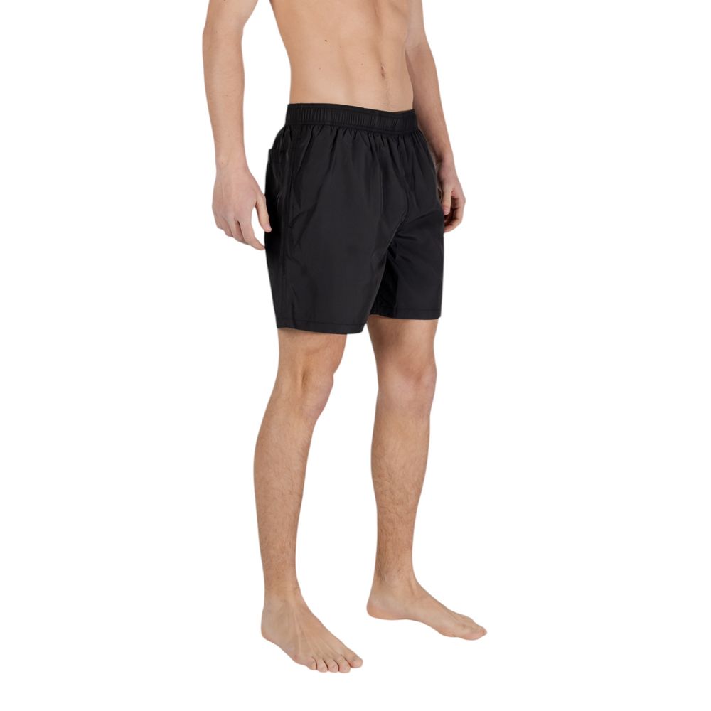 Armani Exchange Black Polyester Swim Men's Shorts