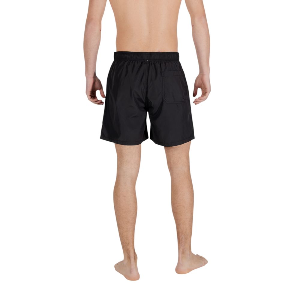 Armani Exchange Black Polyester Swim Men's Shorts