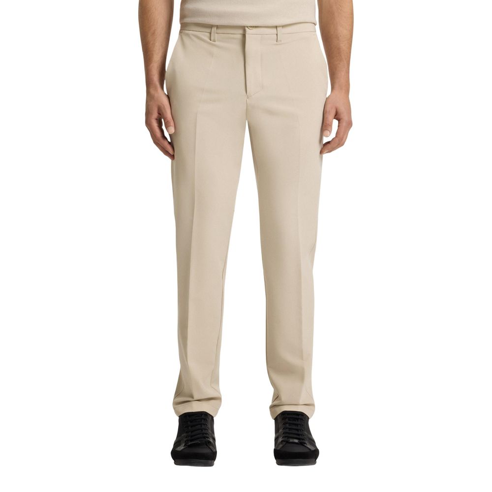 Hugo Boss Beige Polyester Skinny Men's Pants