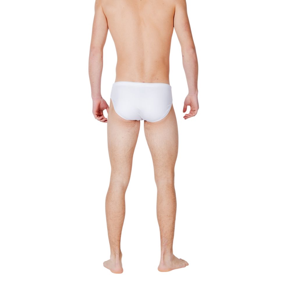 EA7 Emporio Armani Bicolor Polyester Swim Men's Briefs