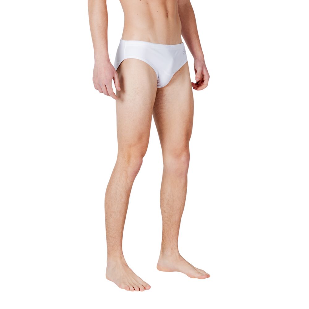 EA7 Emporio Armani Bicolor Polyester Swim Men's Briefs