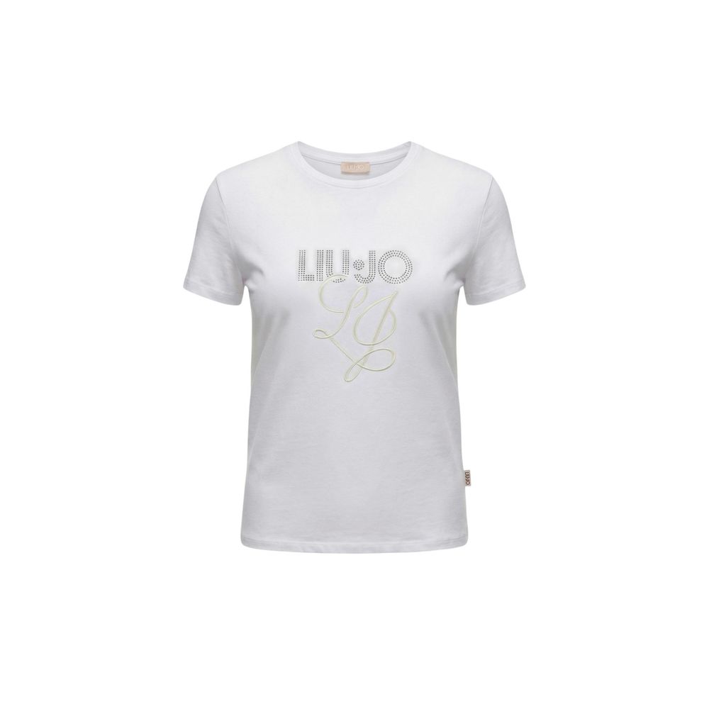 Liu Jo Beige Cotton Women's T-Shirt