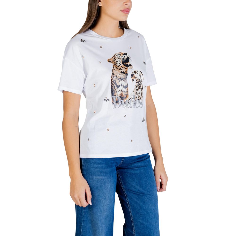 Liu Jo White Cotton Women's T-Shirt