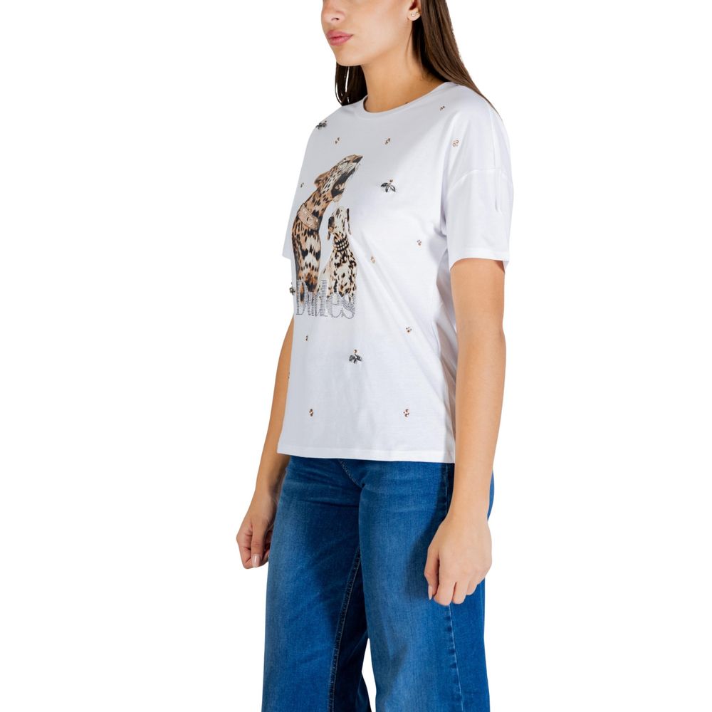 Liu Jo White Cotton Women's T-Shirt