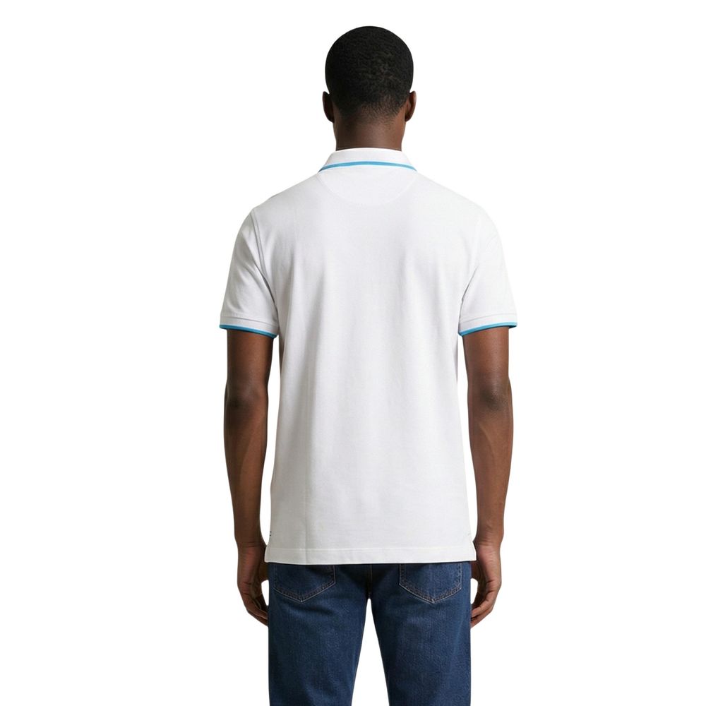U.S. POLO ASSN. White Cotton Polo Men's Shirt