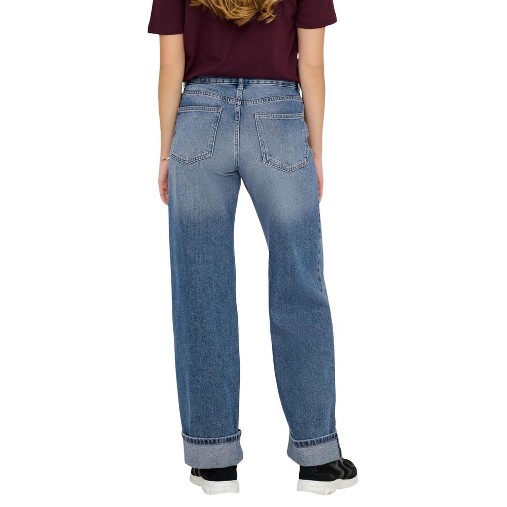 Only Blue Cotton Relaxed Fit Women's Jeans