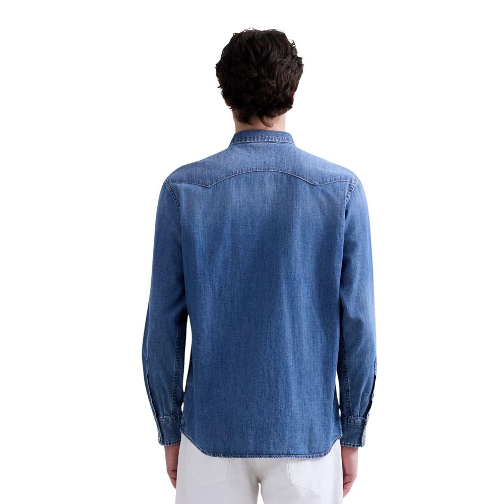 Replay Blue Denim Men's Shirt