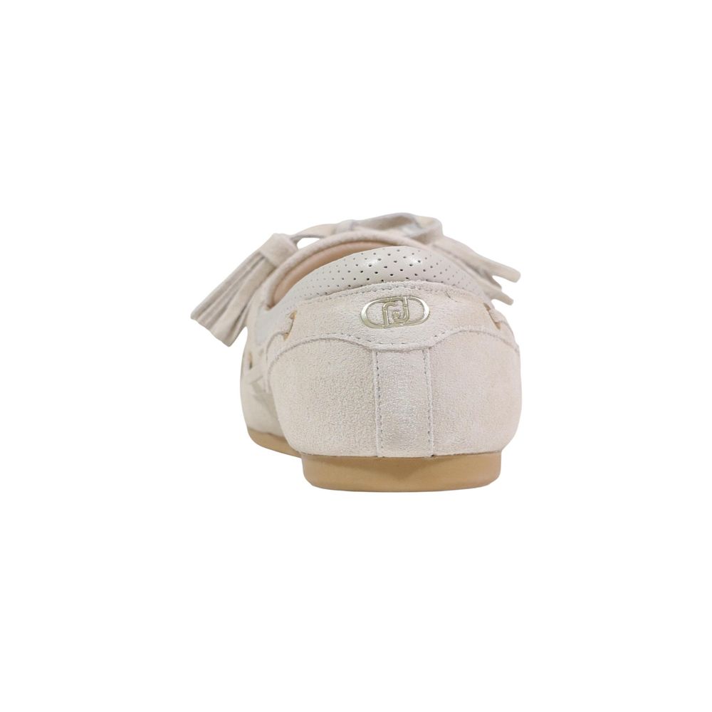 Liu Jo Beige Suede Leather Platform Women's Pumps