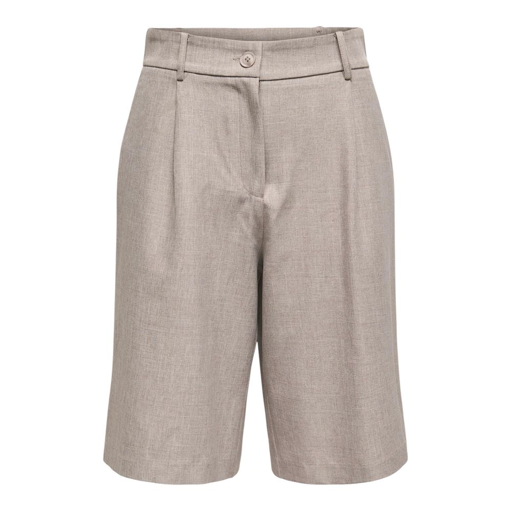 Only Gray Recycled Polyester Bermuda Women's Shorts