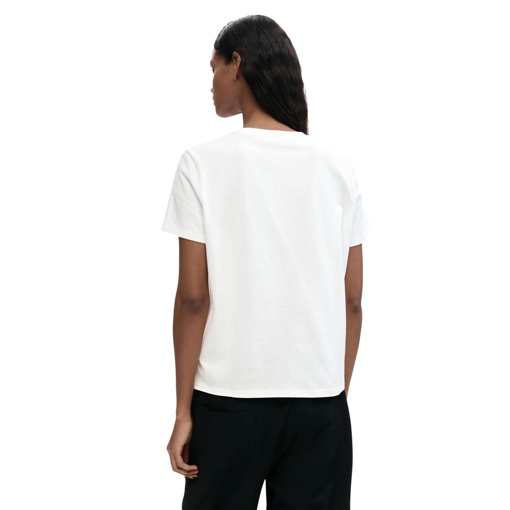 Desigual White Cotton Women's T-Shirt