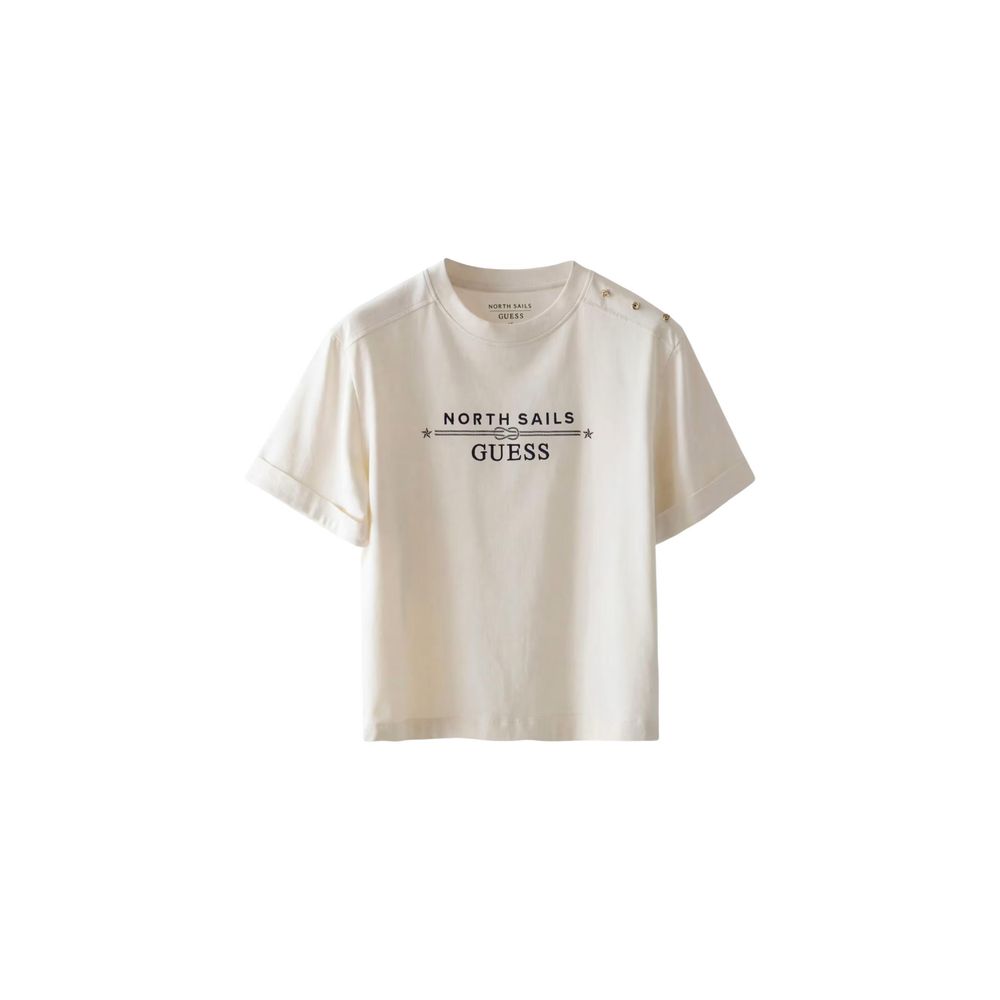 Guess Cream Cotton Women's T-Shirt
