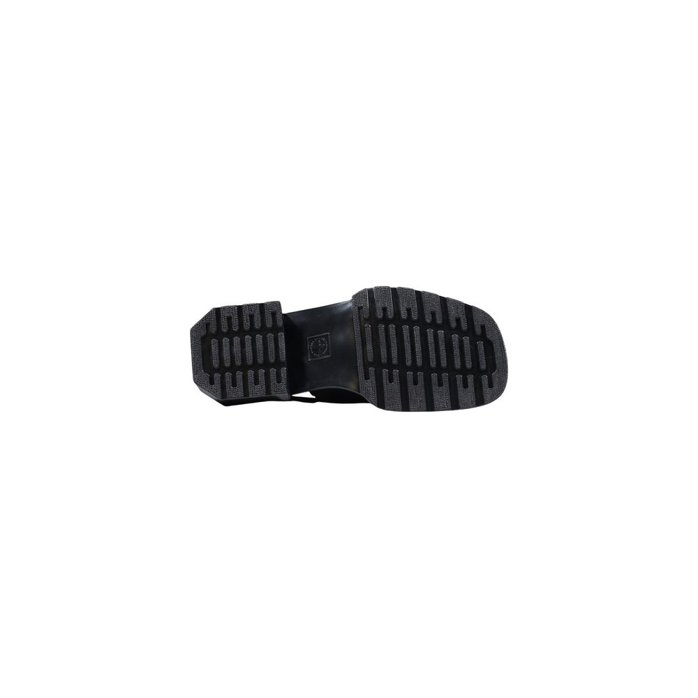 Dr. Martens Black Leather Women's Mules