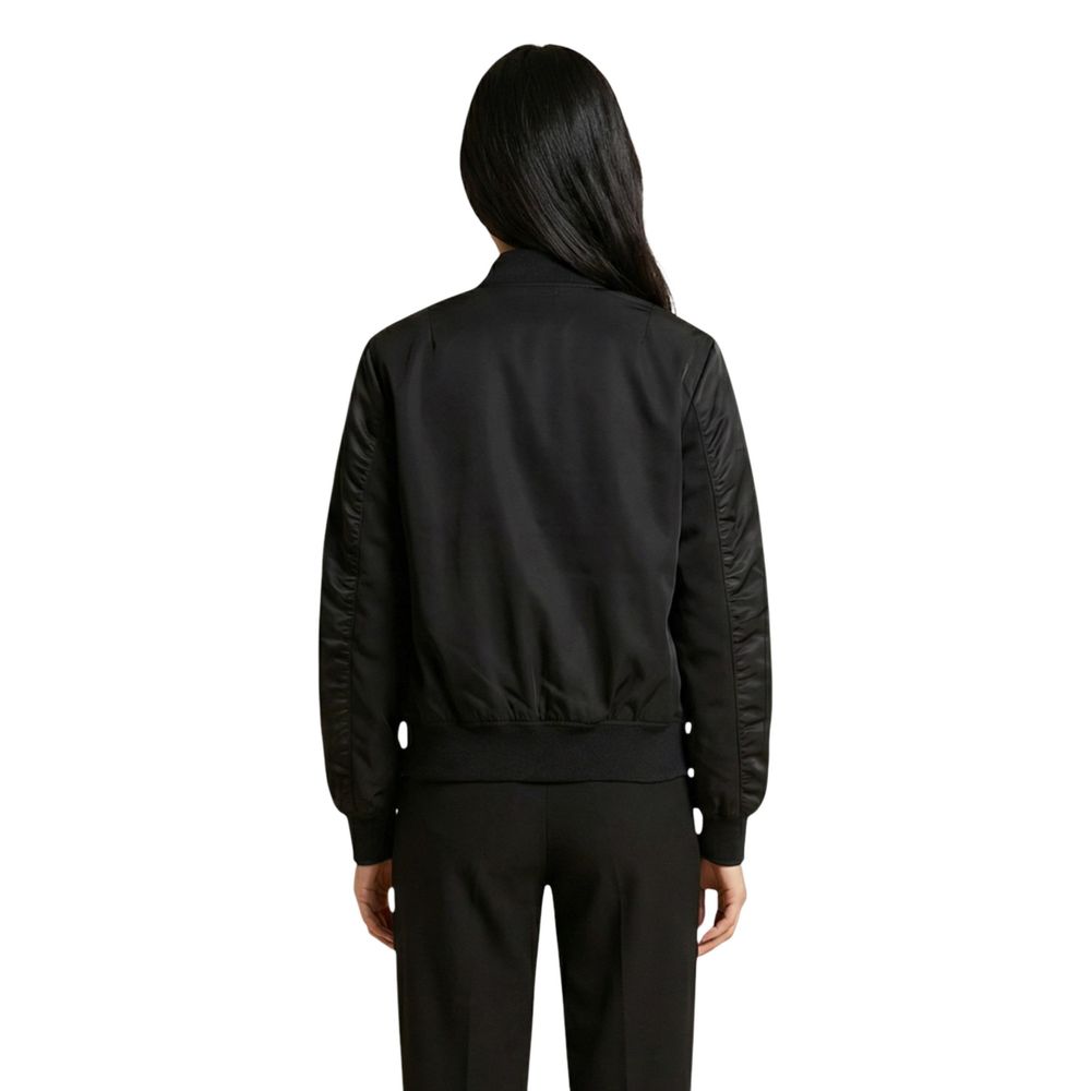 Blauer Black Polyamide Women's Bomber