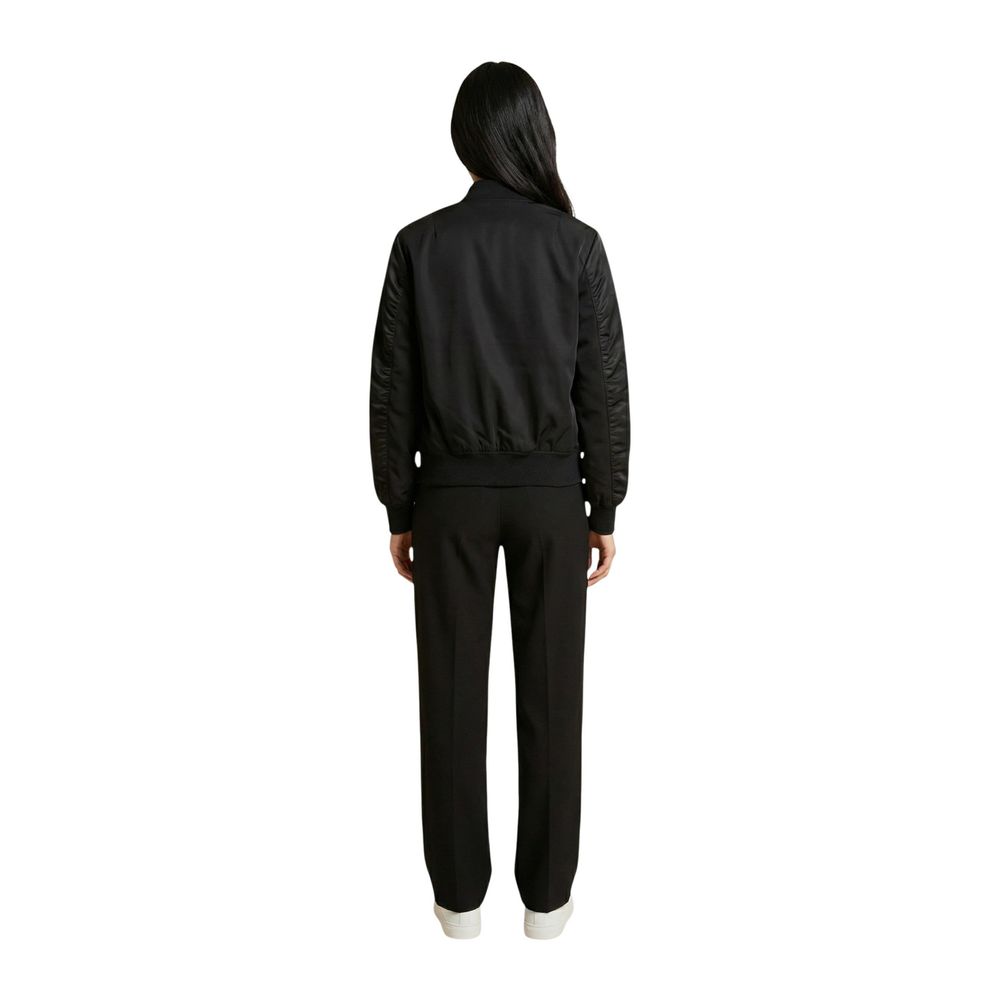 Blauer Black Polyamide Women's Bomber