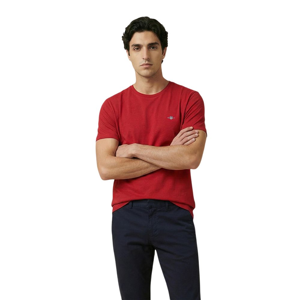 Gant Red Cotton Men's T-Shirt