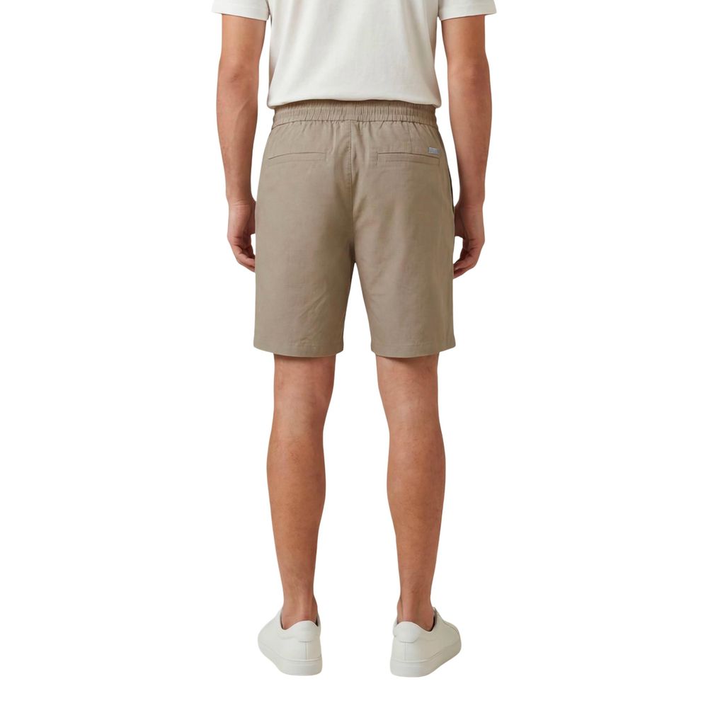Armani Exchange Beige Cotton Knee Men's Length