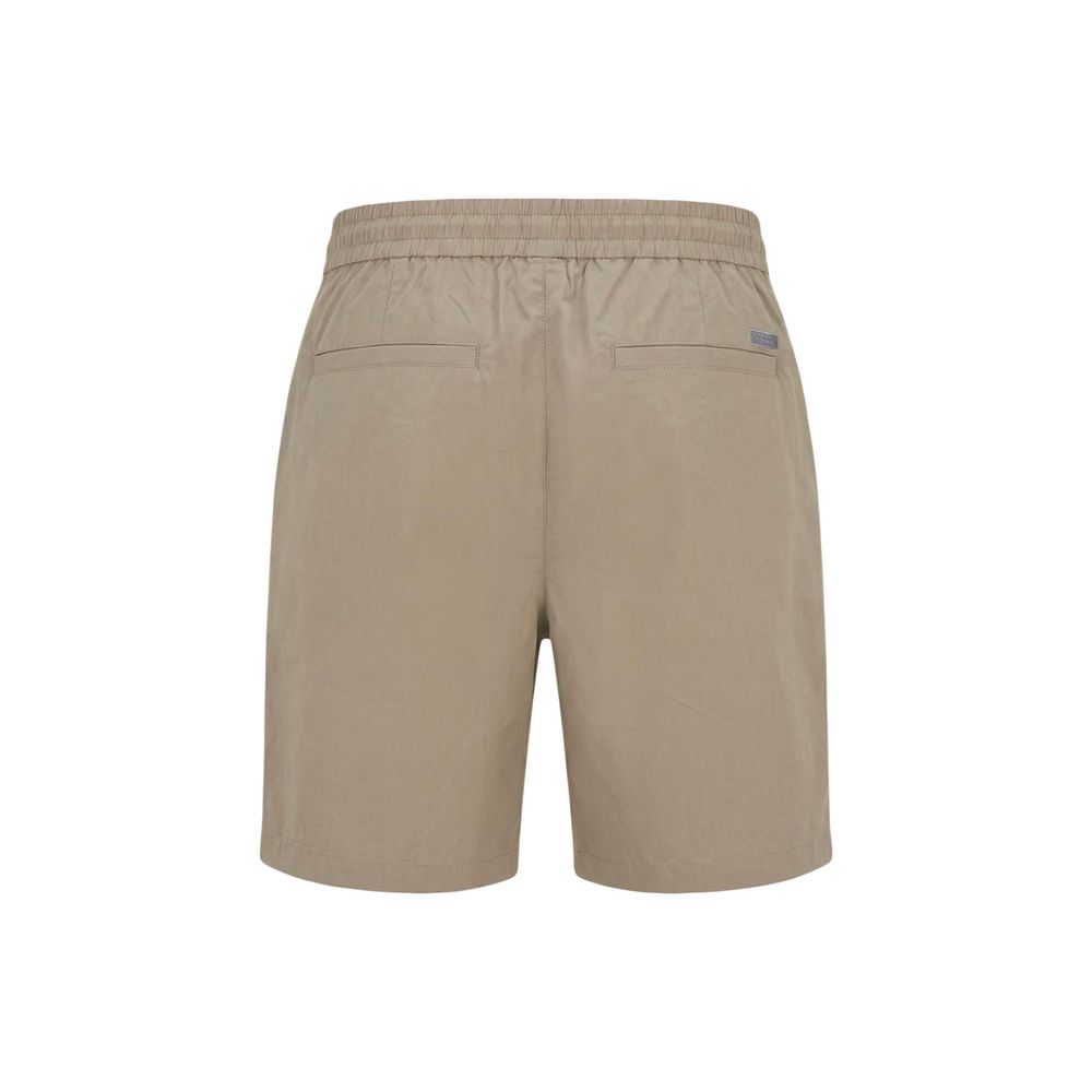 Armani Exchange Beige Cotton Knee Men's Length
