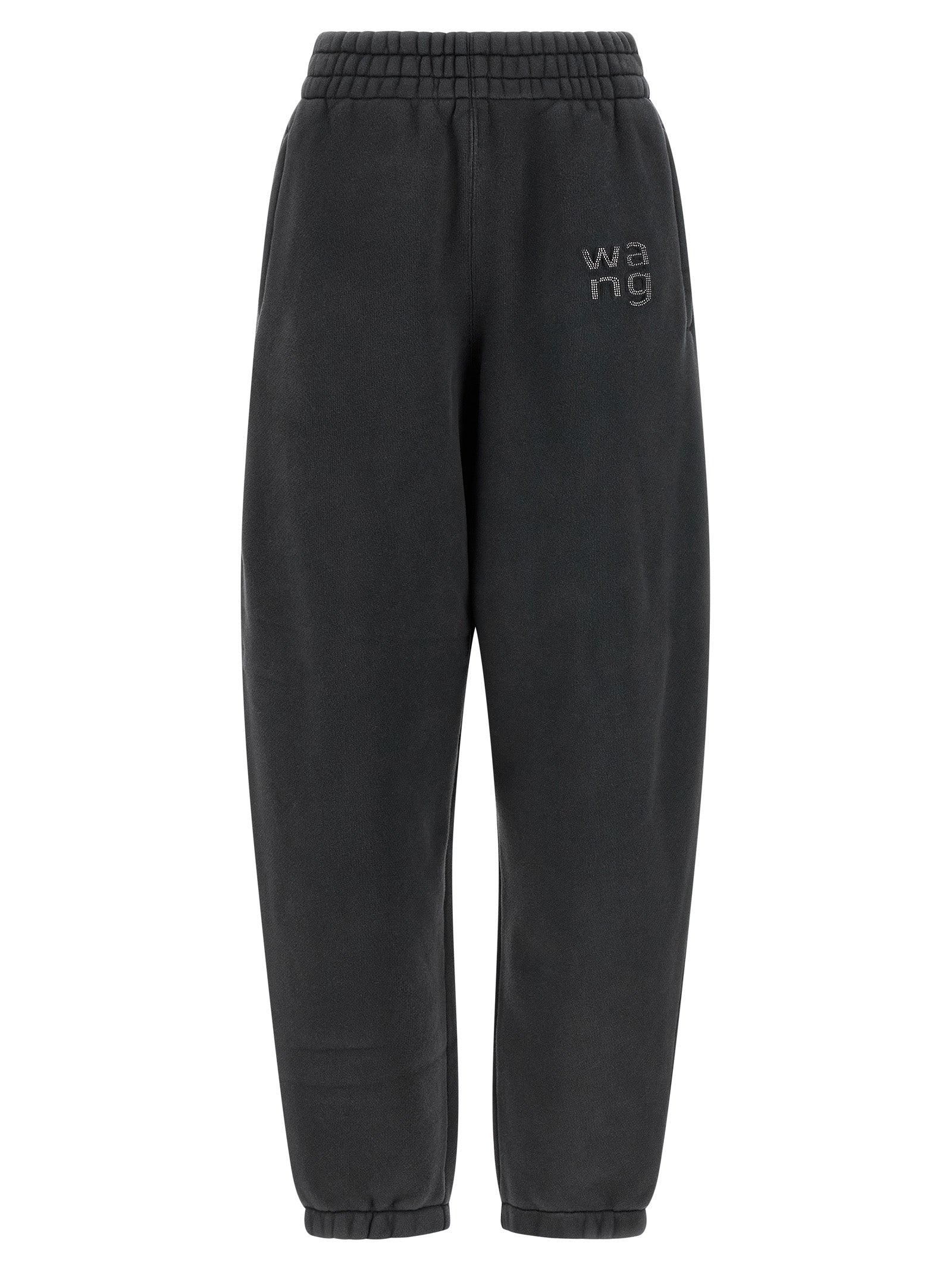 T BY ALEXANDER WANG Black Cotton Joggers (Workout Women's Pants)