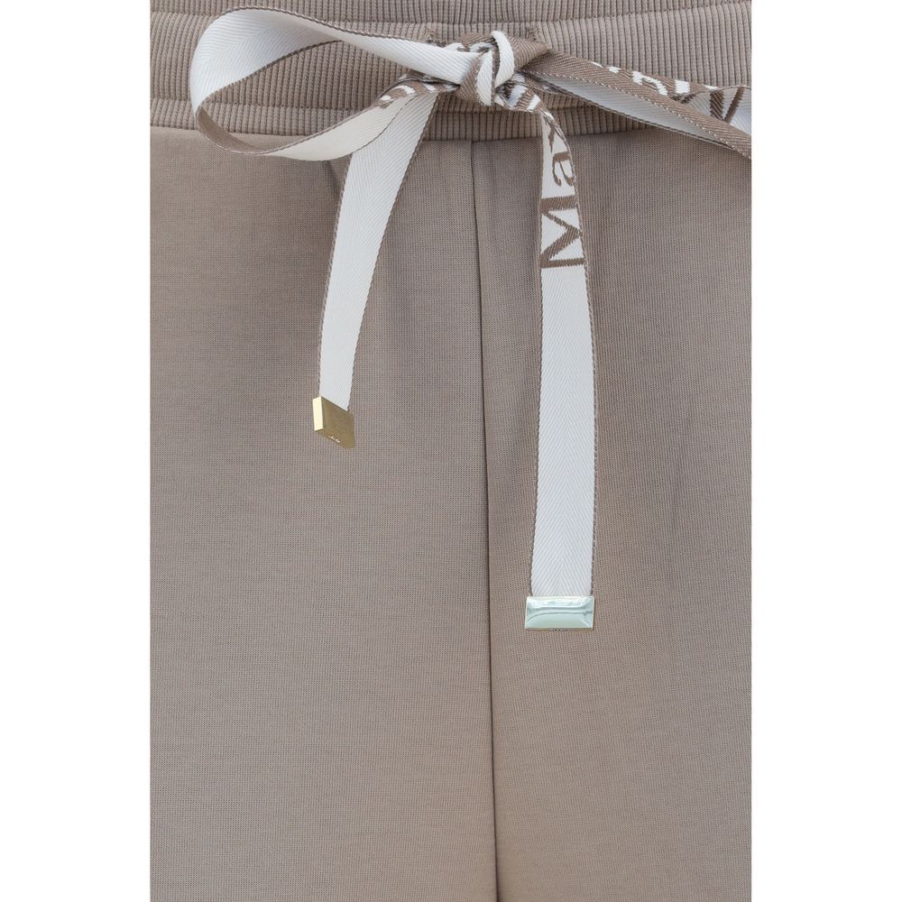 'S Max Mara Beige Cotton Casual Women's Pants