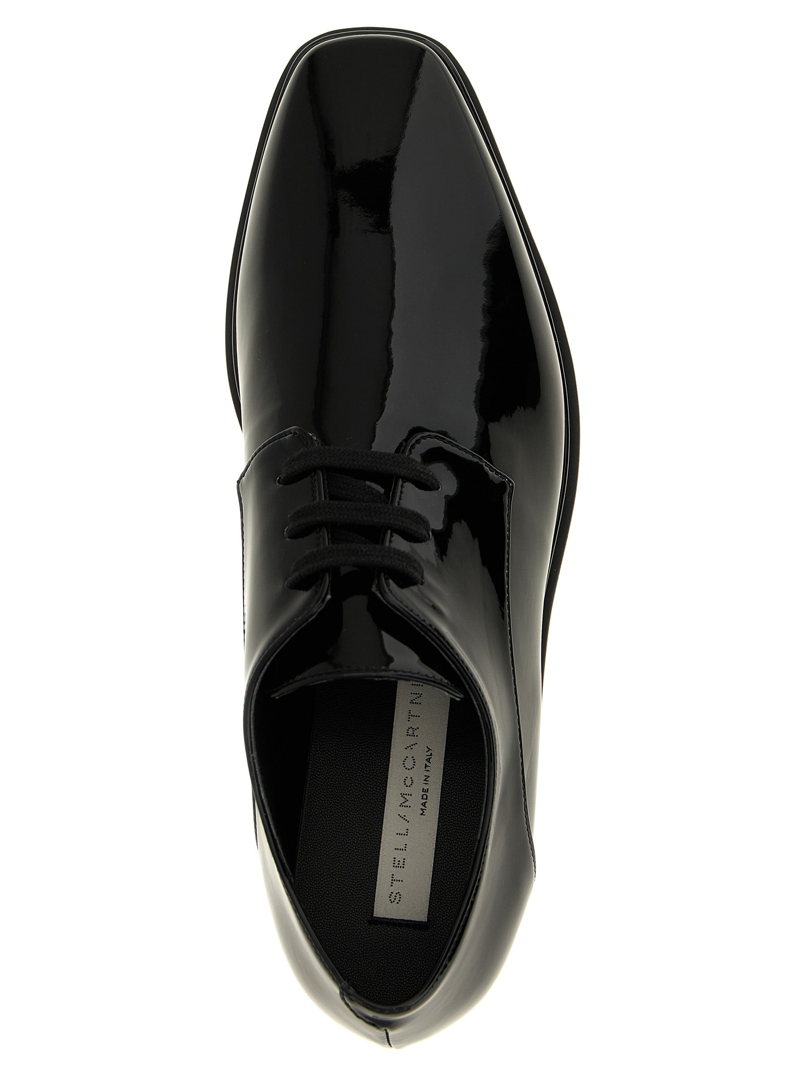 Stella McCartney Black Polyethylene Wedge Women's Sandals