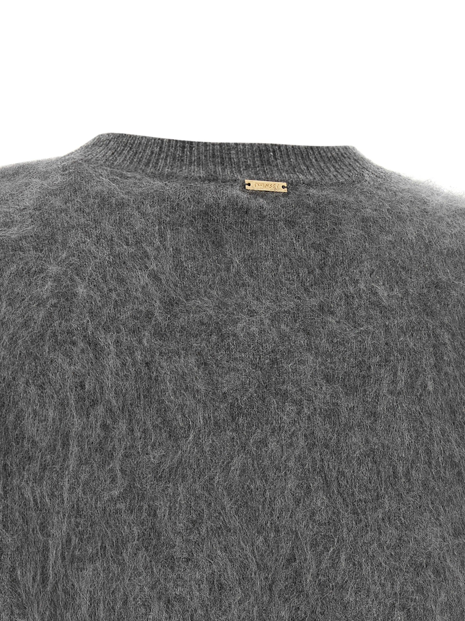 Twinset Gray Wool Women's Cardigan