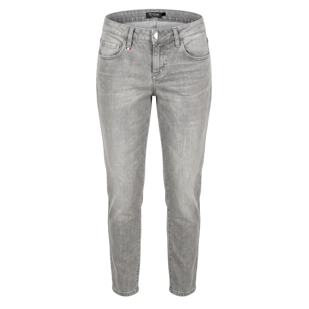 Philipp Plein Grey Cotton Women's Women's Jeans