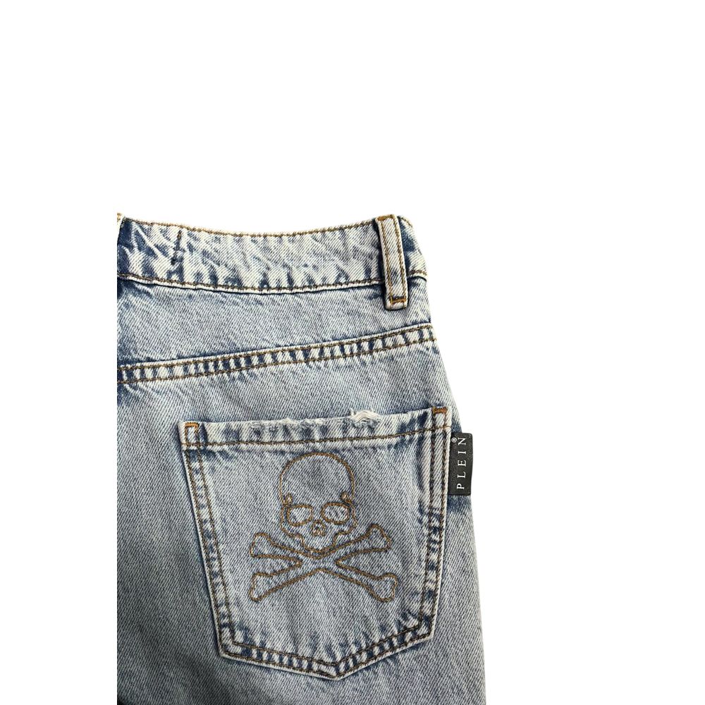 Philipp Plein Blue Cotton Women's Women's Jeans