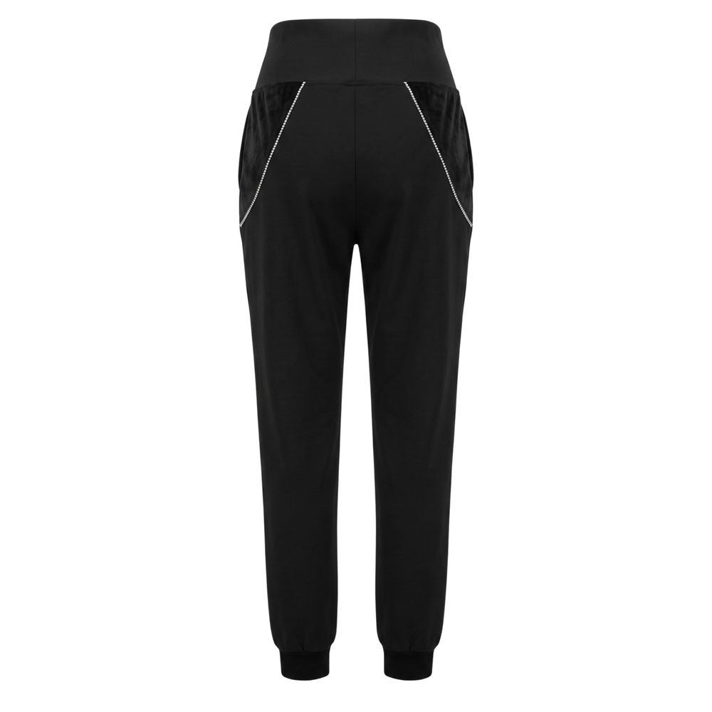 Philipp Plein Black Cotton Women's Women's Sweatpant