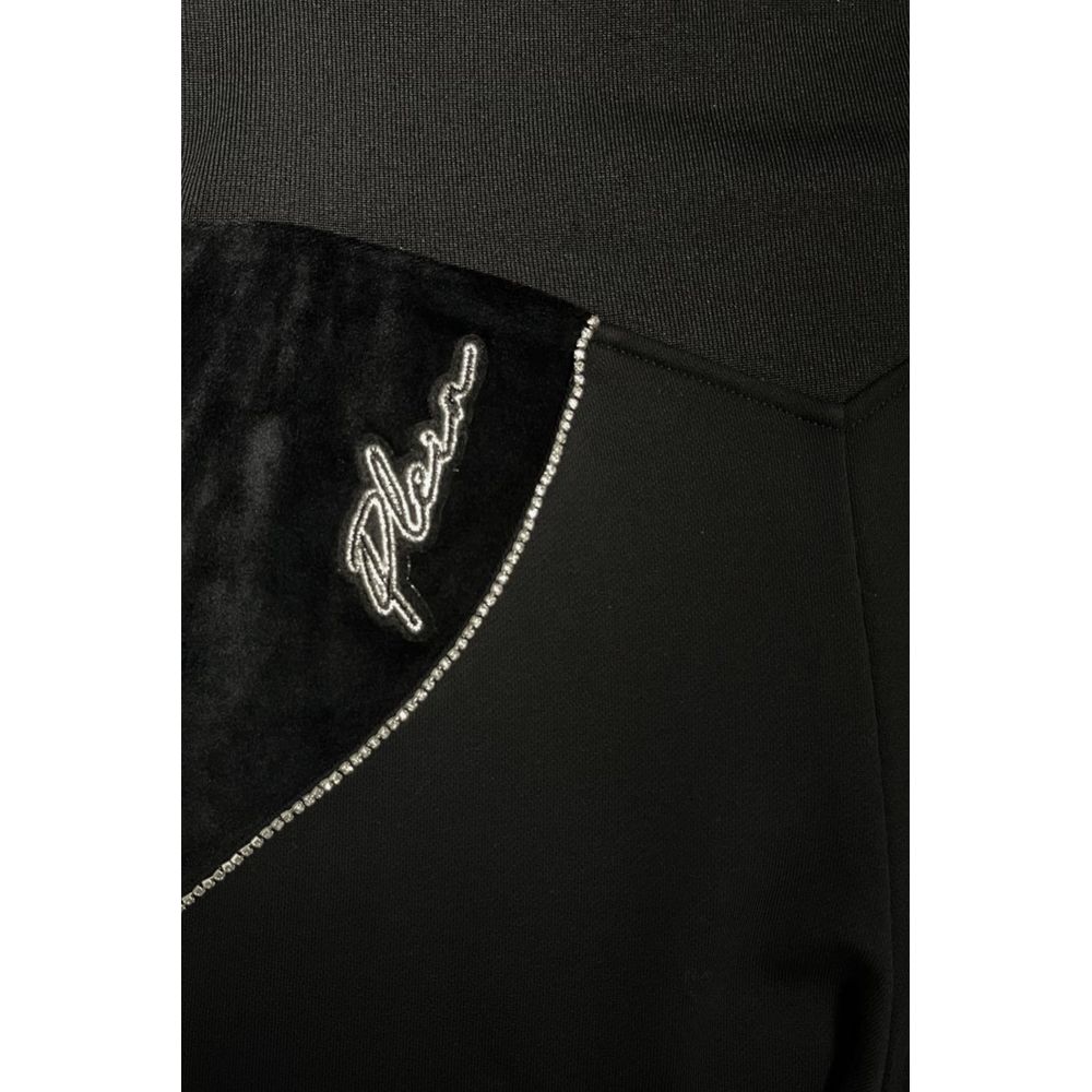 Philipp Plein Black Cotton Women's Women's Sweatpant