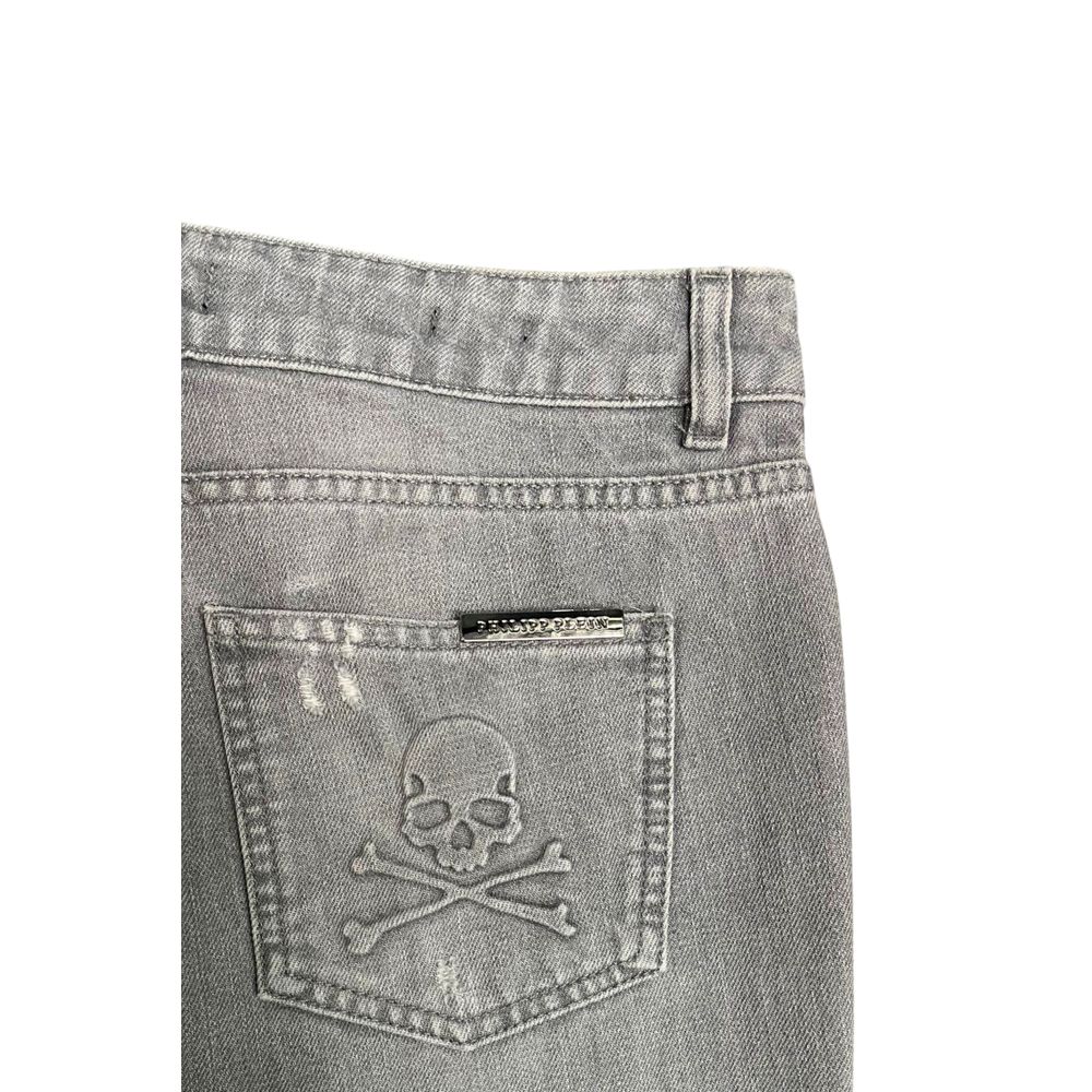 Philipp Plein Grey Fabric Women Women's Jeans