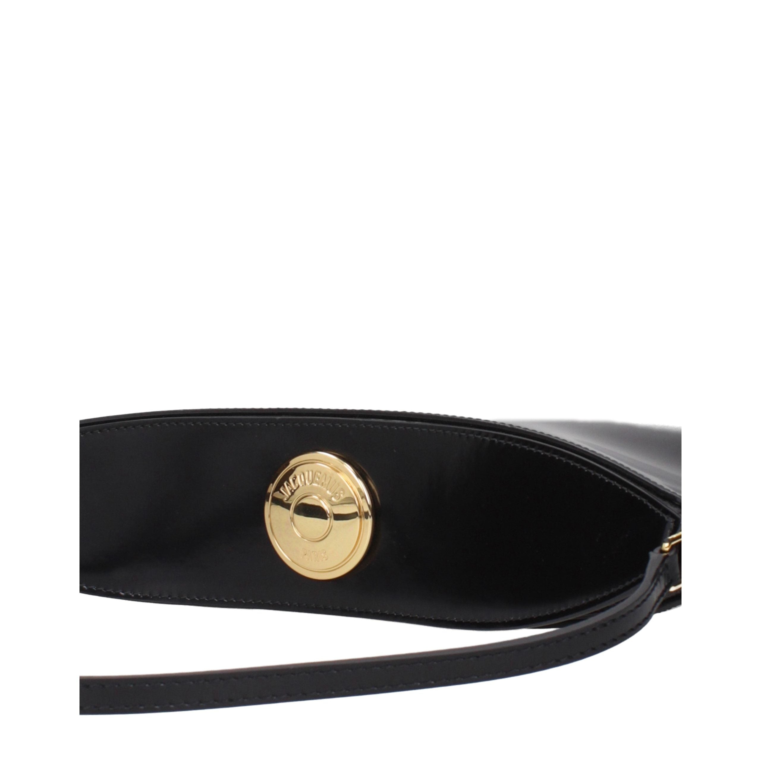Jacquemus Black Leather Shoulder Women's Bag