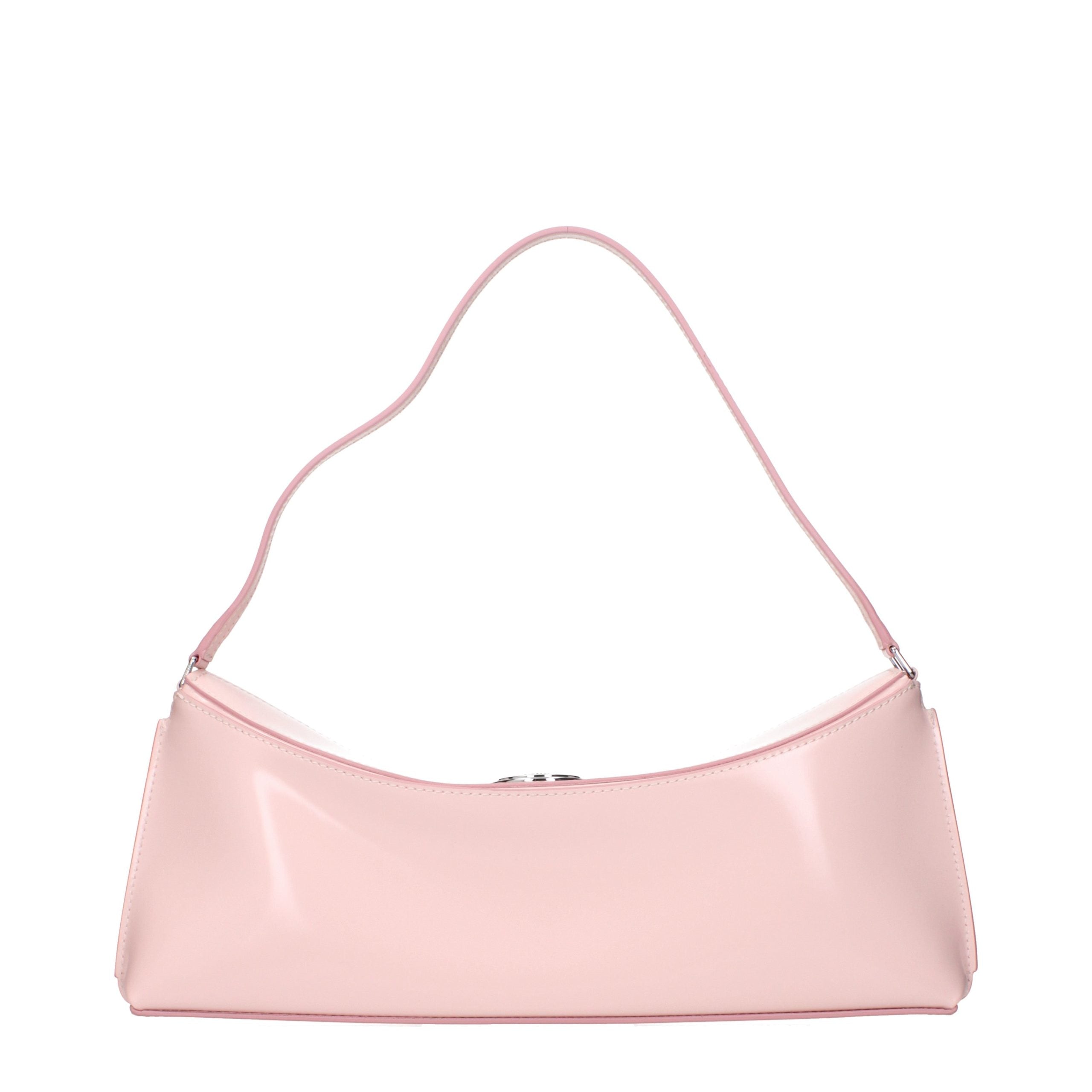 Jacquemus Pink Leather Shoulder Women's Bag