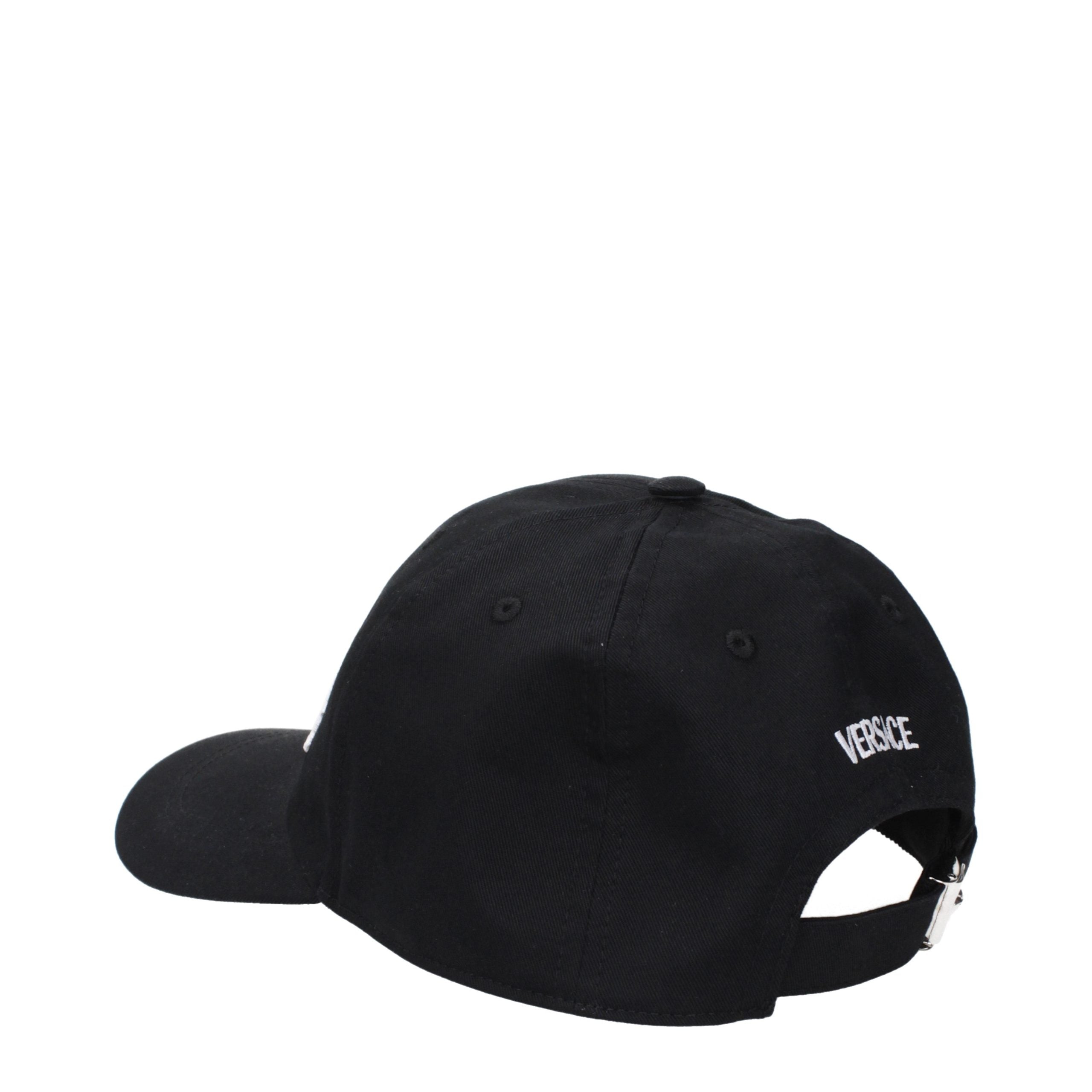 Versace Black Cotton Cap (Baseball Women's Hat)