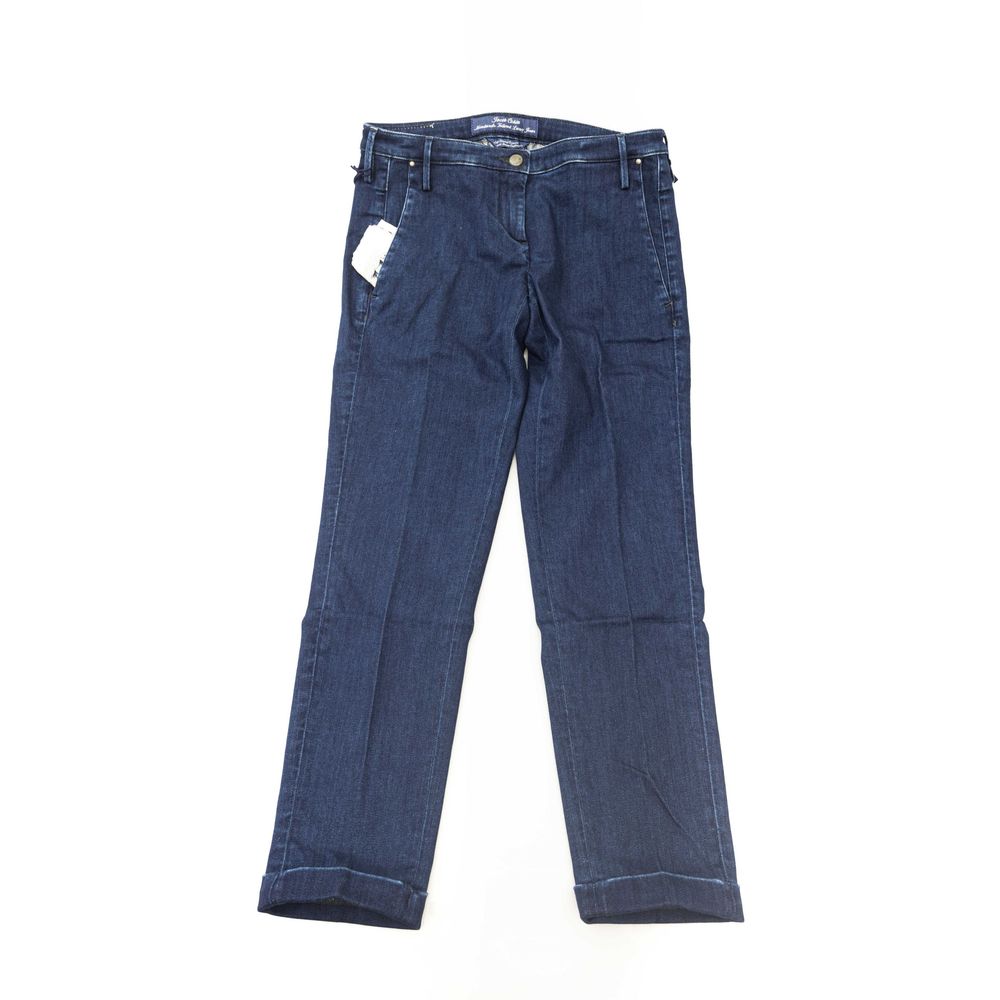 Jacob Cohen Blue Cotton Women Women's Pant