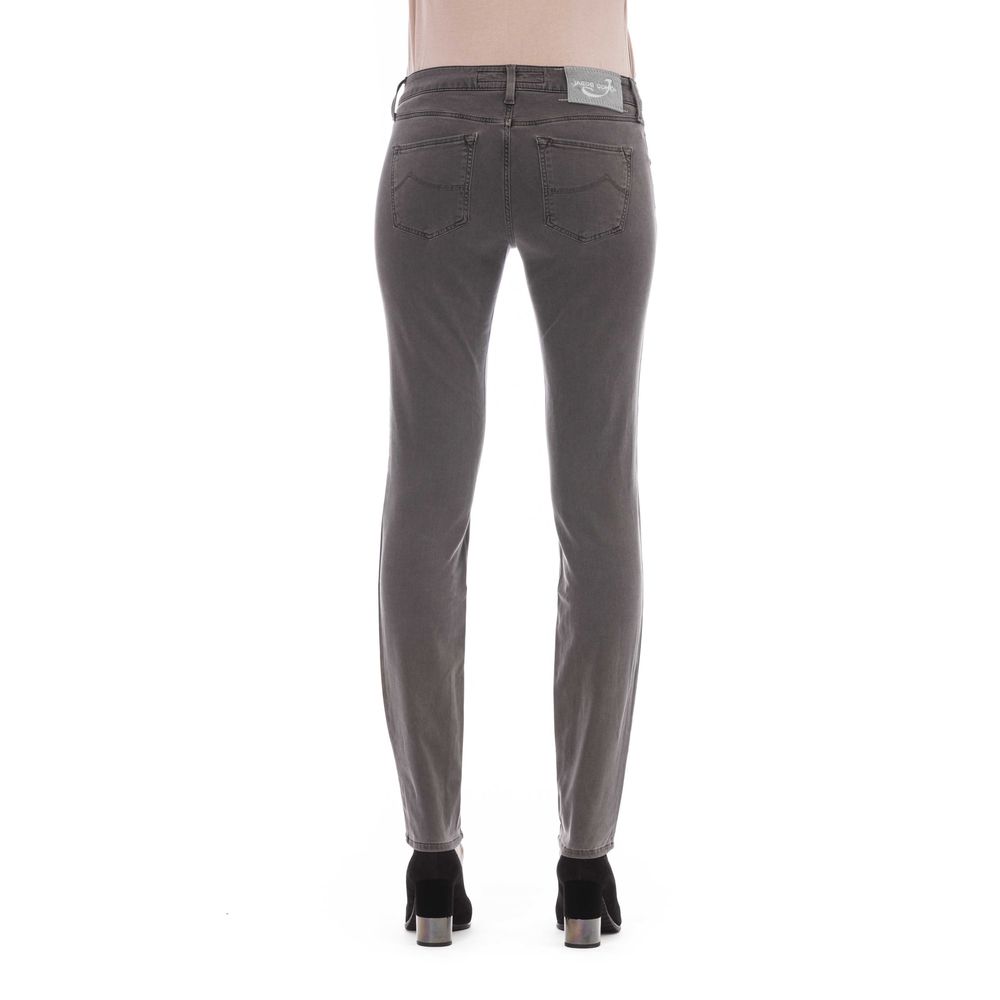 Jacob Cohen Gray Cotton Women Women's Jeans