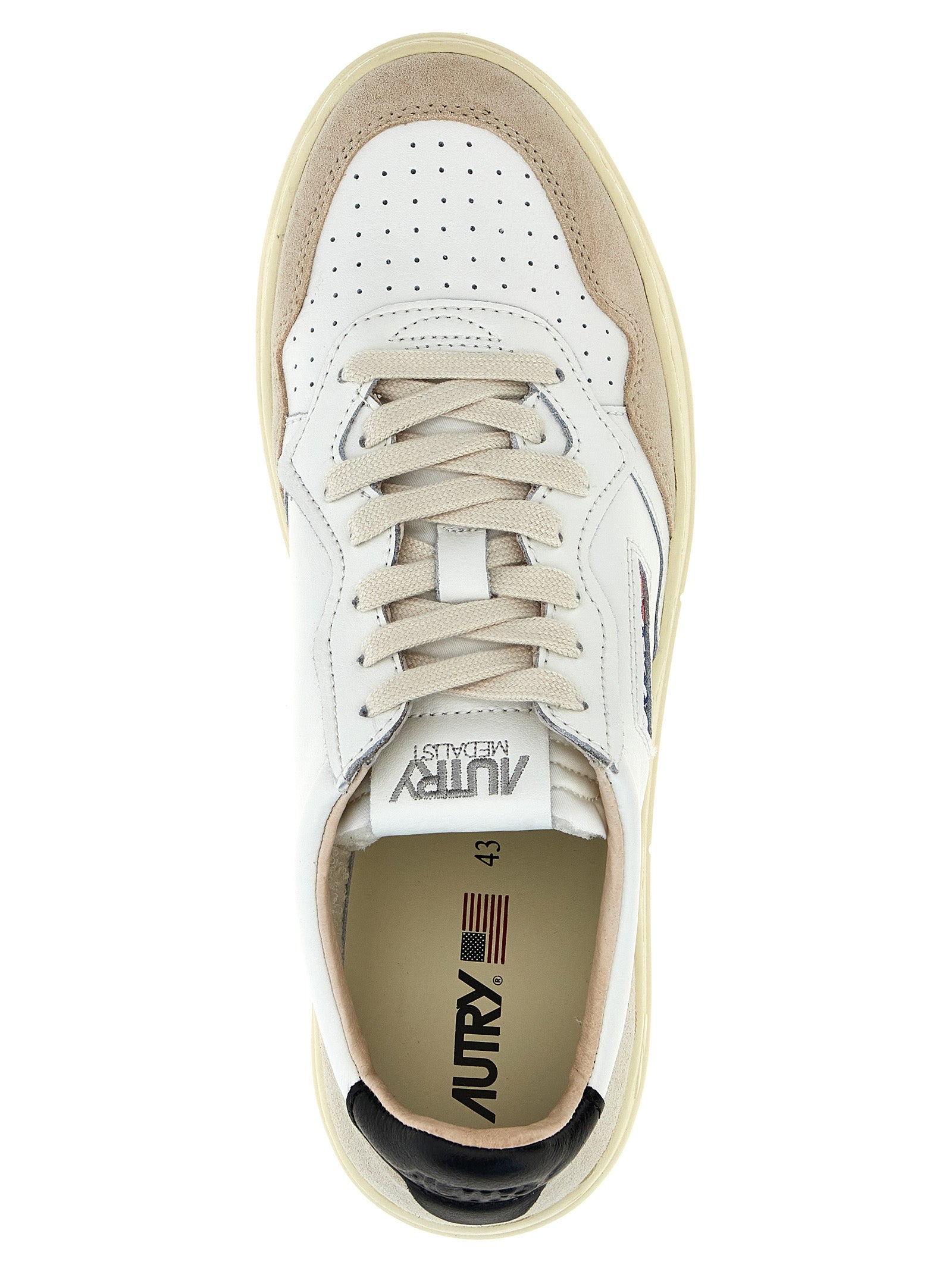 Autry Multicolor Leather Low Top Men's Sneakers