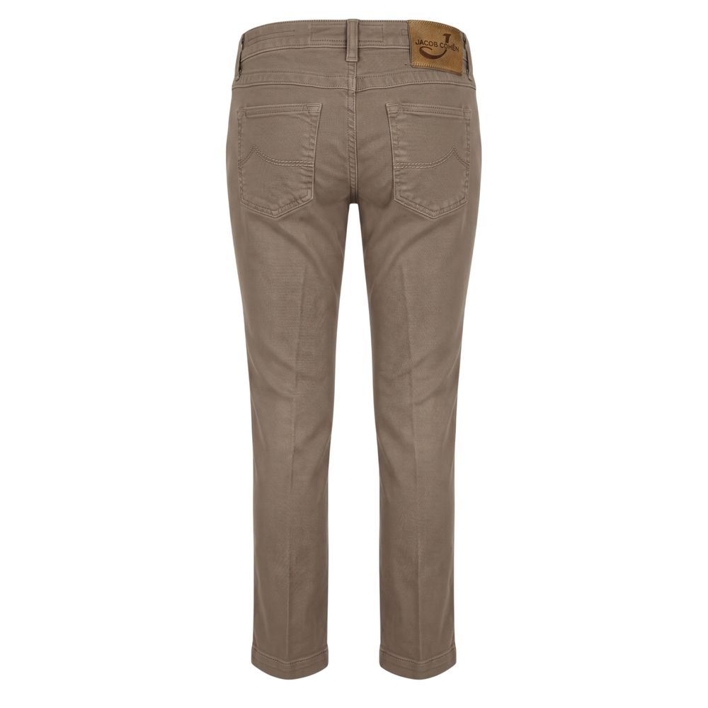Jacob Cohen Brown Cotton Women Women's Pants