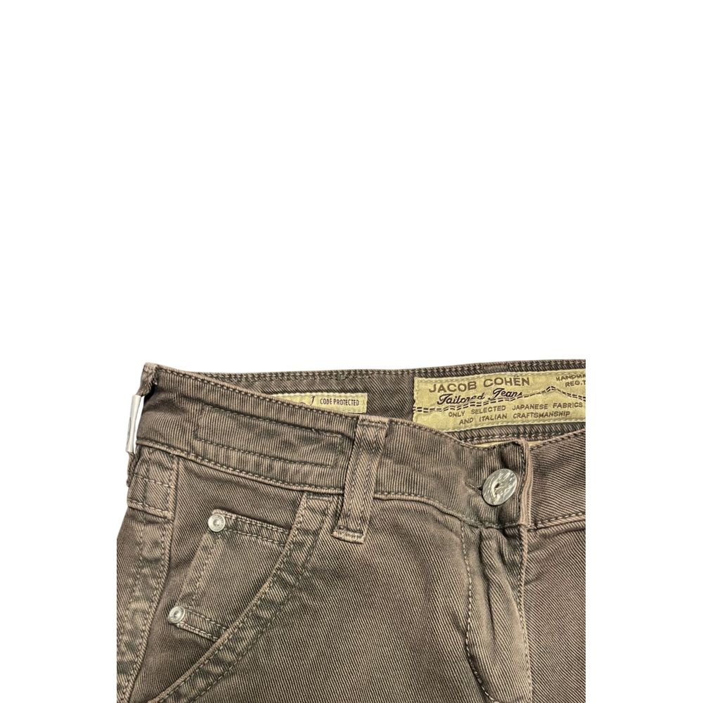 Jacob Cohen Brown Cotton Women Women's Pants