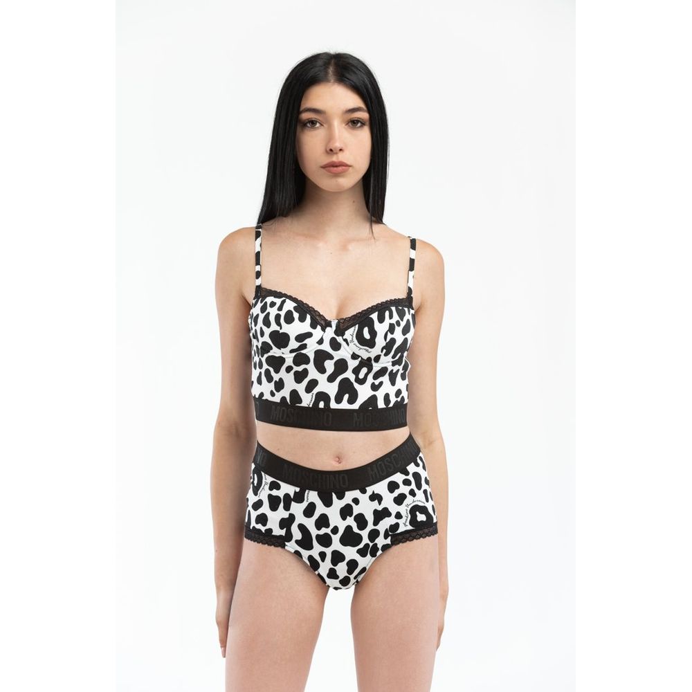 Moschino Black Modal Tank Women's Tops