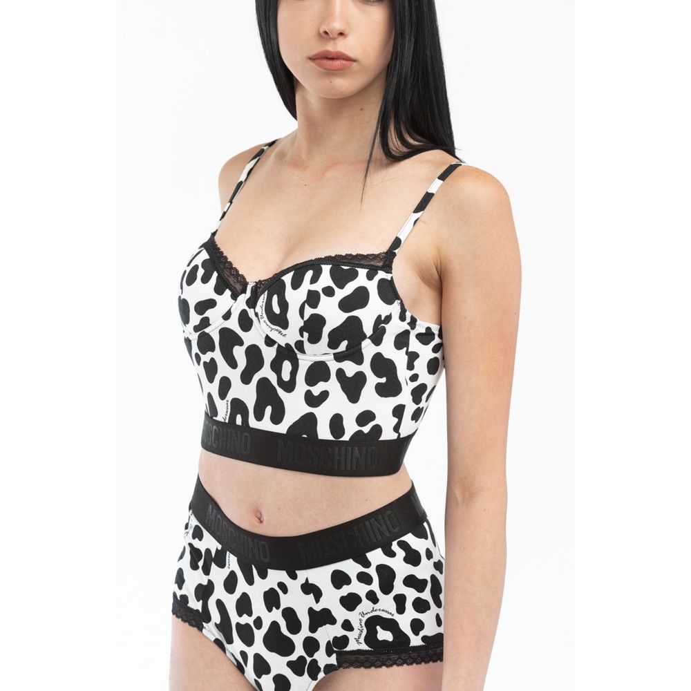 Moschino Black Modal Tank Women's Tops