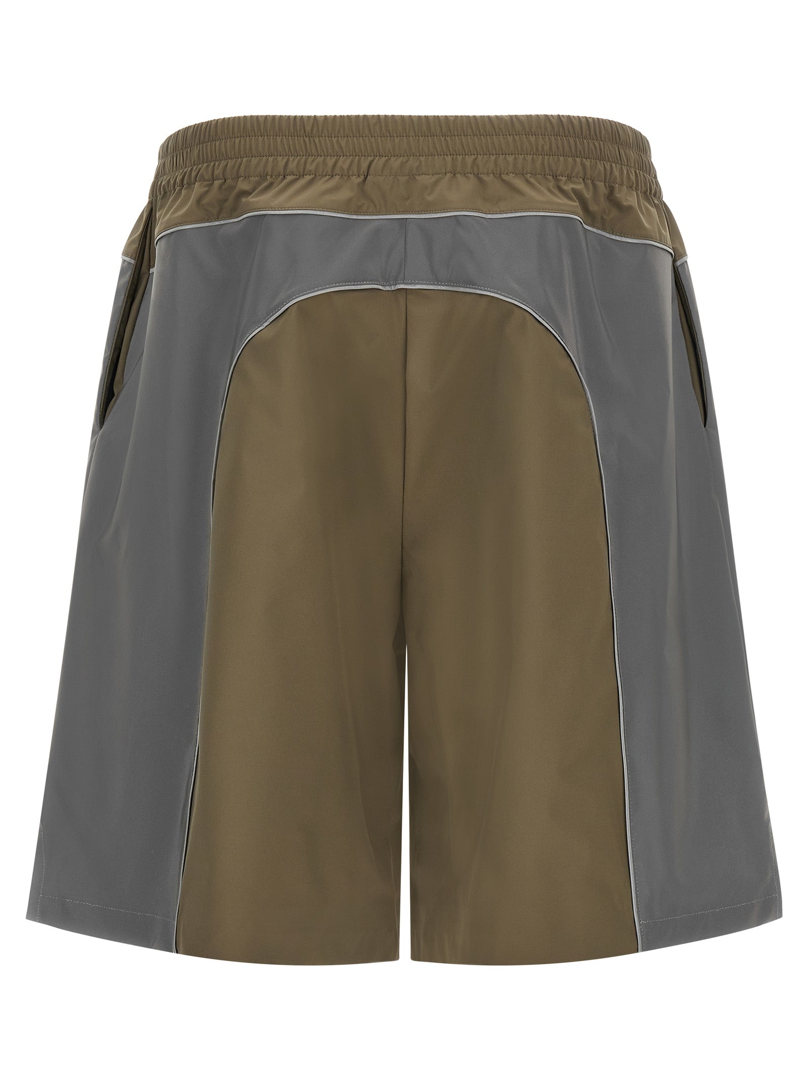 Balenciaga Gray Polyester Bermuda Men's Shorts