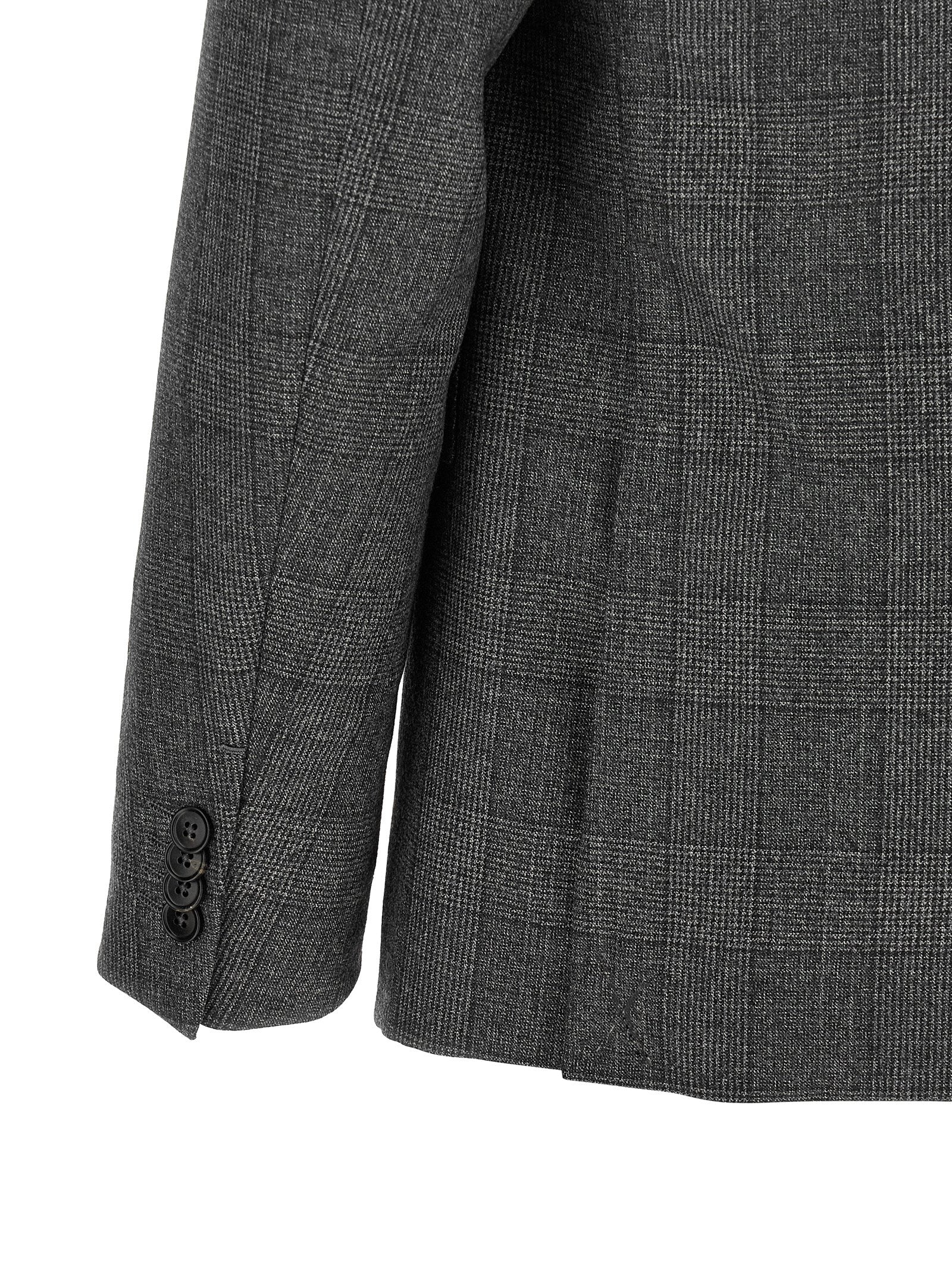 ZEGNA Gray Wool Two-Piece Men's Suit